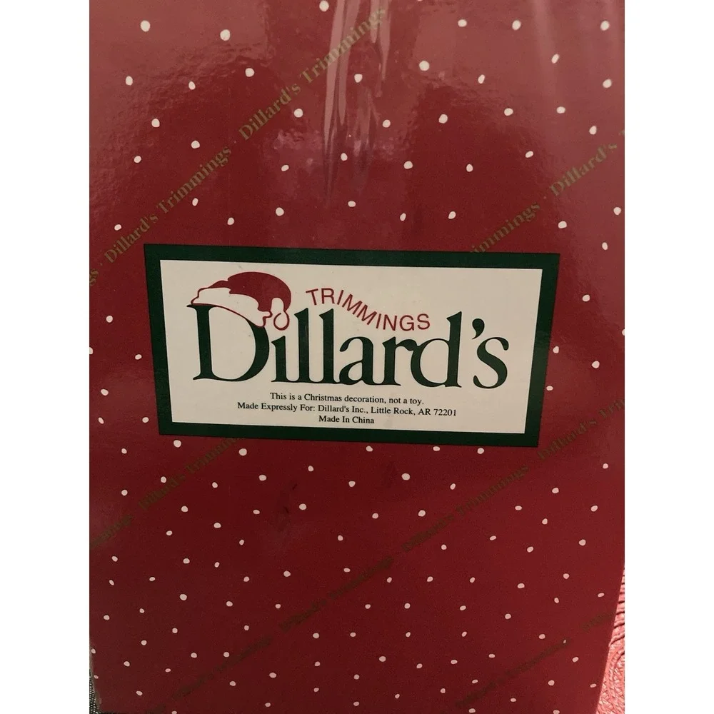 Nativity Christmas Ornament Dillard's‎ Trimmings Retired Resin Boxed Ornate